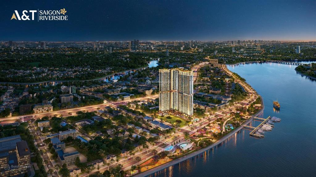 Bán căn hộ 1pn, 1wc tại a&t saigon riverside, 2,4 tỷ, 45m2, giá ưu đãi có chiết khấu
