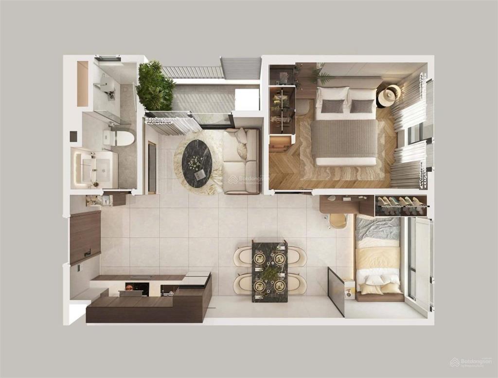 Căn hộ ngay cạnh vincom dĩ an 2pn1wc 1tỷ85