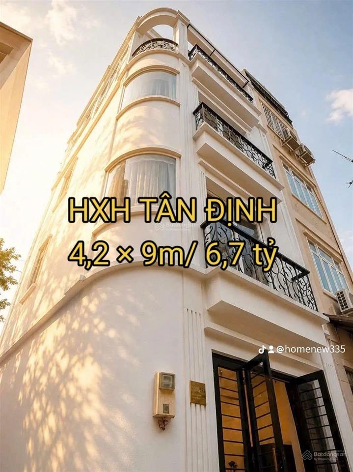 Nhà mới tân định 4.2 * 9m/ chỉ 6.7 tỷ. hẻm 212 nguyễn văn nguyễn thông hoàng sa
