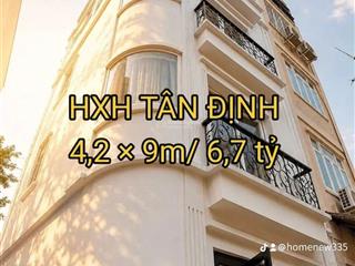 Nhà mới tân định 4.2 * 9m/ chỉ 6.7 tỷ. hẻm 212 nguyễn văn nguyễn thông hoàng sa