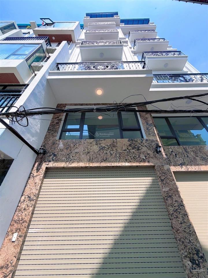 Bán nhà mới tinh 55m2, 4pn, gara ô tô, thang máy 7 tầng, 13 tỷ tại bát khối, long biên, hà nội