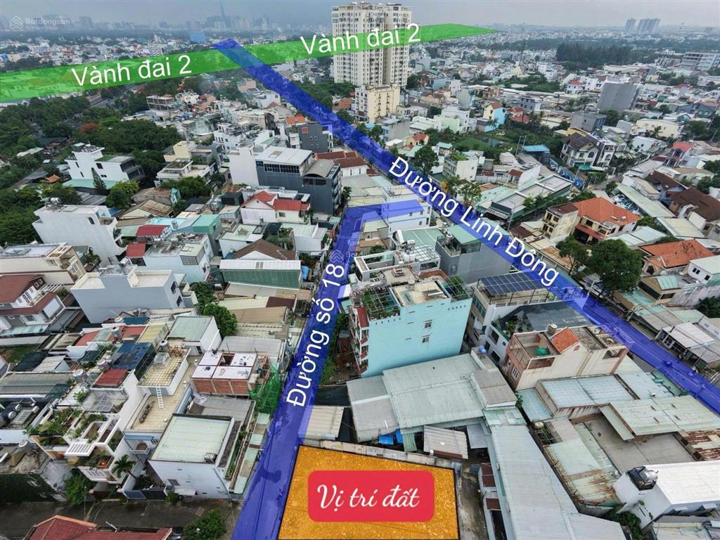 Lô góc 2 mặt tiền đường số 18, dt 96m2, xây 4 tầng + tum, ngay vành đai 2 kết nối phạm văn đồng