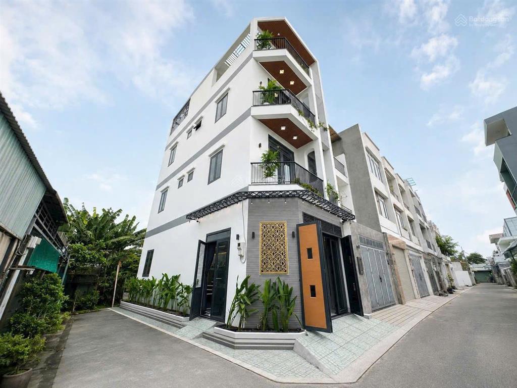 Nhà 4 tầng lô góc 2 mặt tiền tam bình 4 lầu, gara ô tô chỉ hơn 5 tỷ