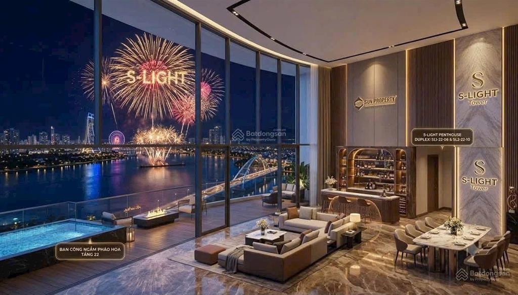Sở hữu ngay căn penthouse đẳng cấp, view sông, pháo hoa tại s light giá chỉ từ 4 tỷ