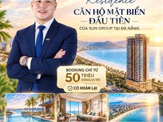 Siêu phẩm căn hộ mặt biển của sun group giá chỉ từ 66tr/m2