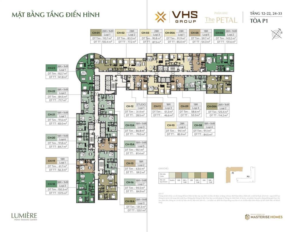 Phòng 2 ngủ 2 wc view triệu đô tại hanoi season garden chỉ 11,8 tỷ