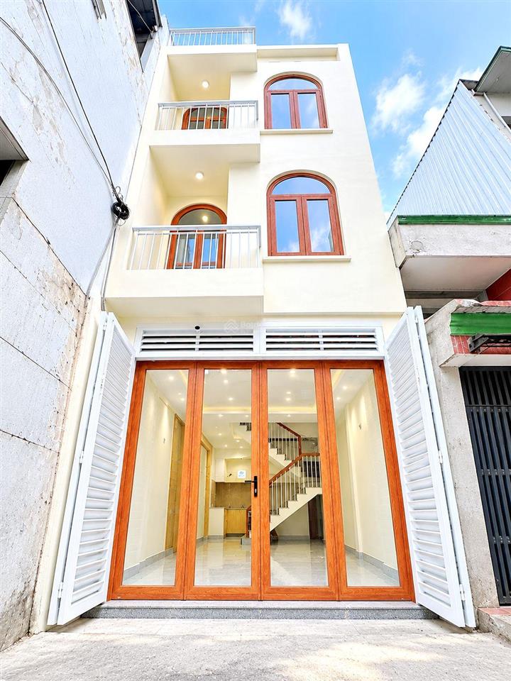40m2  6,9 tỷ  nhà đẹp 3 tầng đúc tân hương, hẻm 6m xe tải thông 2 đầu