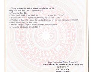 Bán đất quốc lộ 50,tân trung,hàng hiếm tại gò công, tiền giang 490 triệu,dt 132m2 , shr , đường otô