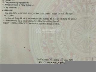 2 tỷ 55  đất  mặt tiền đường phạm thị thàng, gần ql22, 400m² ( 300m tc) ngang 8m x 51