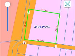 Bán miếng đất 2 mặt tiền ngay đường cầu cát lái mới  0906 783 ***