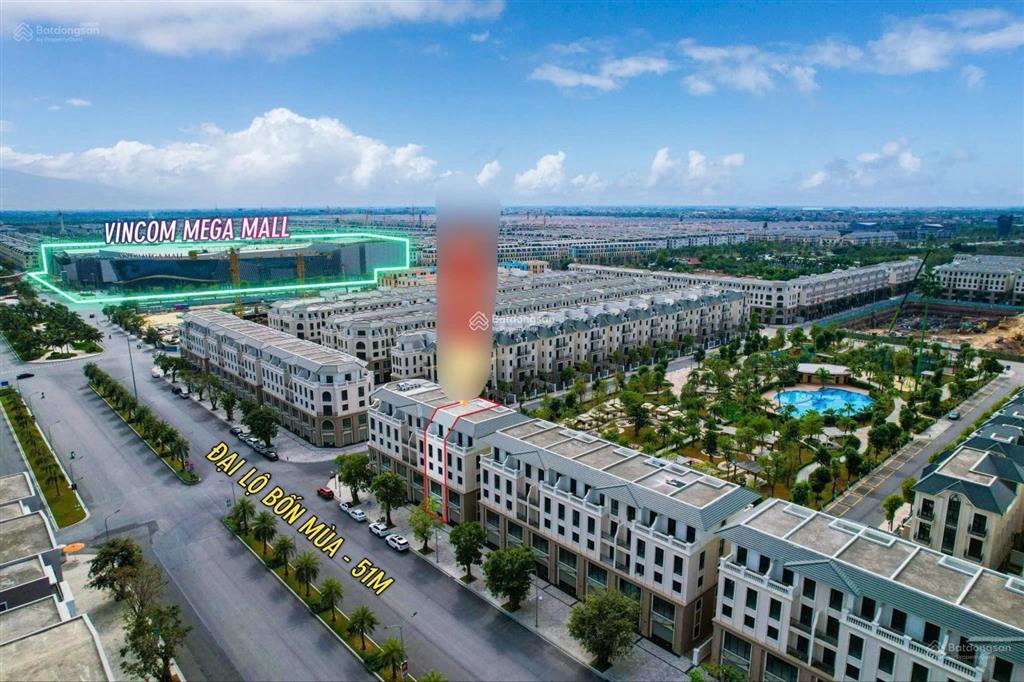 Shophouse đại lộ bốn mùa đường 51m  dt 110m2 19,6 tỷ  kinh doanh tốt nhất vinhomes ocean park 3
