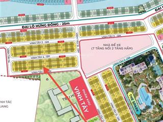 Liền kề vịnh tây 68m2 giá 7,6 tỷ  đông nam, gần công viên, chung cư vinhomes ocean park 3