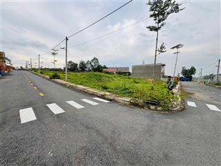 Bán lô đất 2 mặt tiền đường nhựa 32m thổ cư 100% cách cầu long hưng 5 phút.
