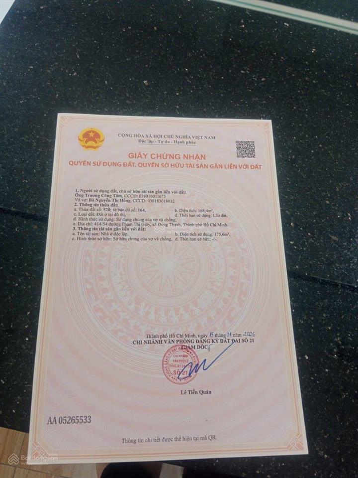 Bán nhà đường phạm thị giây gần ngã ba tô ký hóc môn