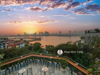 Bán nhà tô ngọc vân tây hồ 265m2 x 9 tầng  mặt tiền 8m  99 tỷ  hđ thuê 360 triệu/tháng, view hồ