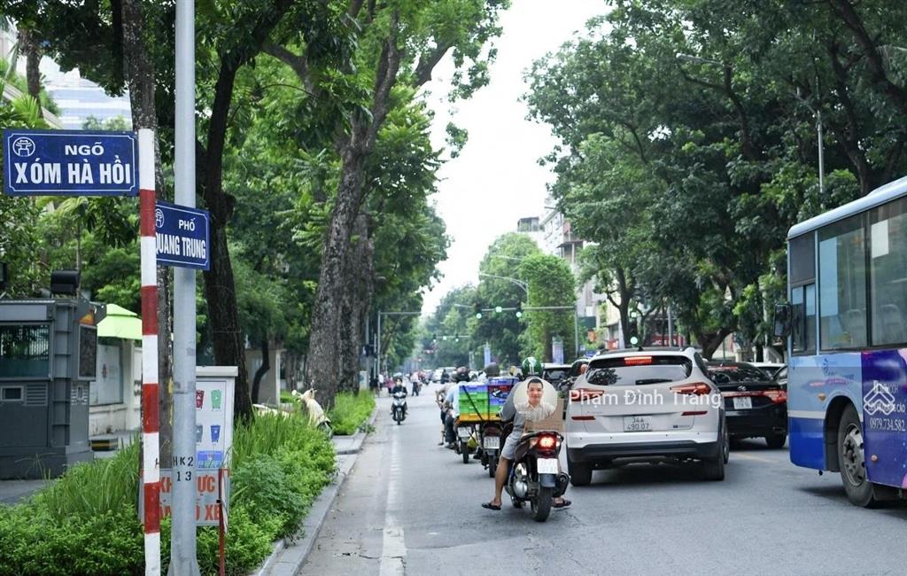 Chỉ 20 tỷ mặt phố quang trung  hoàn kiếm vỉa hè 8m kinh doanh  sổ riêng 6 tầng