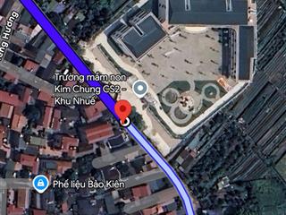 Đất kim chung đón cầu thượng cát 110m2gia 80tr/m2 cạnh khu cn chợ ,trường học