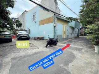 Nền đất thích hợp xây dựng toà chdv đường 3 lê văn việt  12 tỷ/210m2