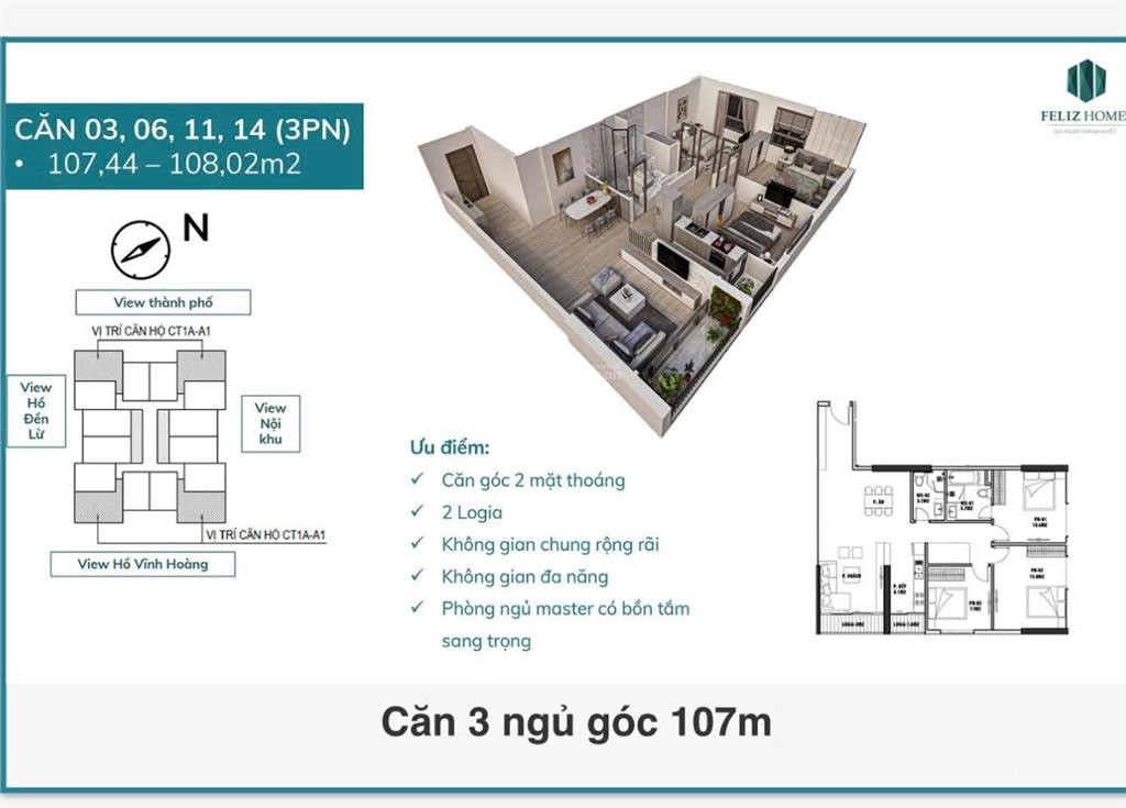 Chính chủ cần bán gấp 3 ngủ felizhomes . giá 10 tỷ thương lượng sâu  0868 657 ***