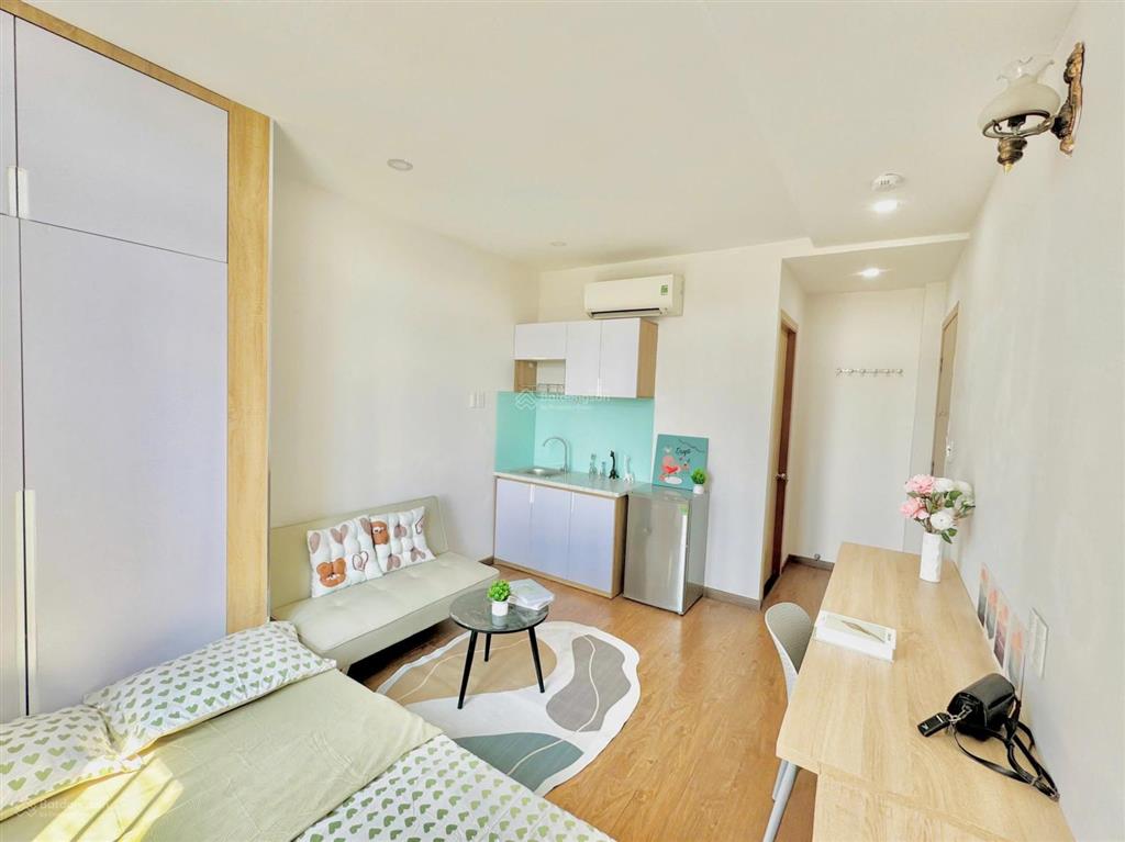 Căn hộ studio full nội thất, cửa sổ trời gần đảo kim cương quận 2