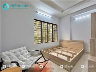 Cho thuê căn hộ dịch vụ ngay ngã tư hàng xanh full nt đi bộ uef, hiu, đón nắng đón gió