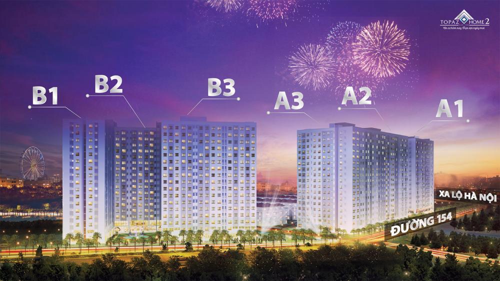 Cần cho thuê căn c/c topaz home 2, q.9 65m2 (3pn) giá 6,5tr/th