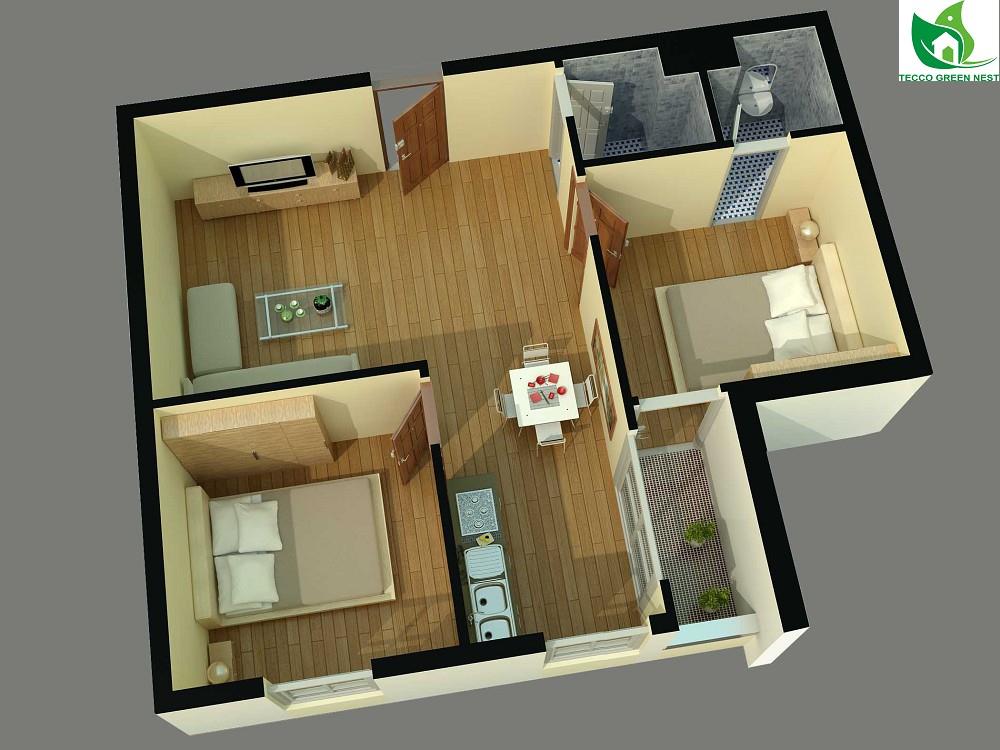 Bán nhanh căn 65m2(2pn) tecco green nest, q.12 giá 2,9 tỷ.