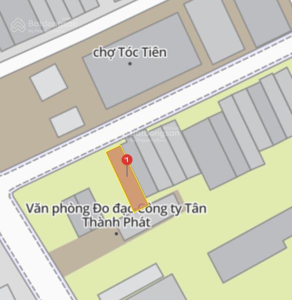 Đất đối diện mặt tiền chợ tóc tiên, thuận tiện mua bán kinh doanh