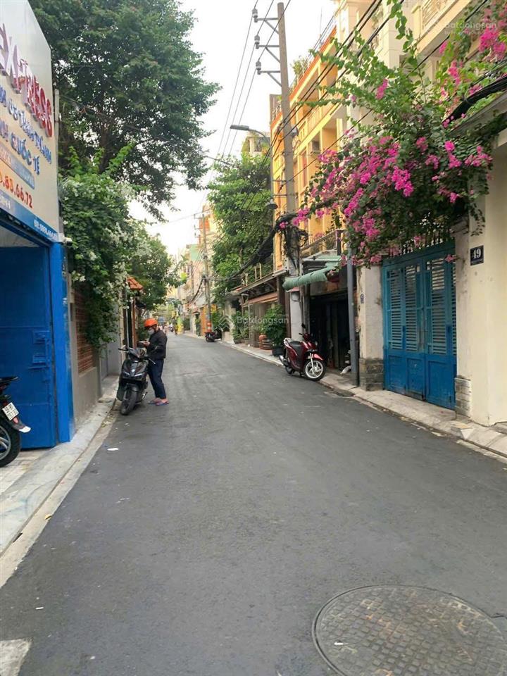 Nhà hẻm xe hơi p.nhiêu lộc q3  dt 4m x 18m (75m2) nở hậu 4.32m giá nhỉnh 10 tỷ