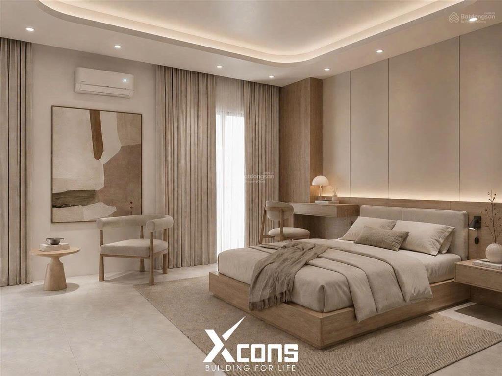 Nhà xây mới cách mặt phố 60 m, có sân để xe  dt 50m2  6 tầng t.máy mt 4m khâm thiên đống đa hn