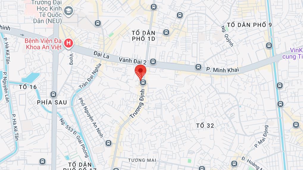 Khu phân lô nguyễn an ninh gần phố 15 m ra ô tô dt 50m 5 t t máy ,có sân để xe ,ko quy hoach hbt hn