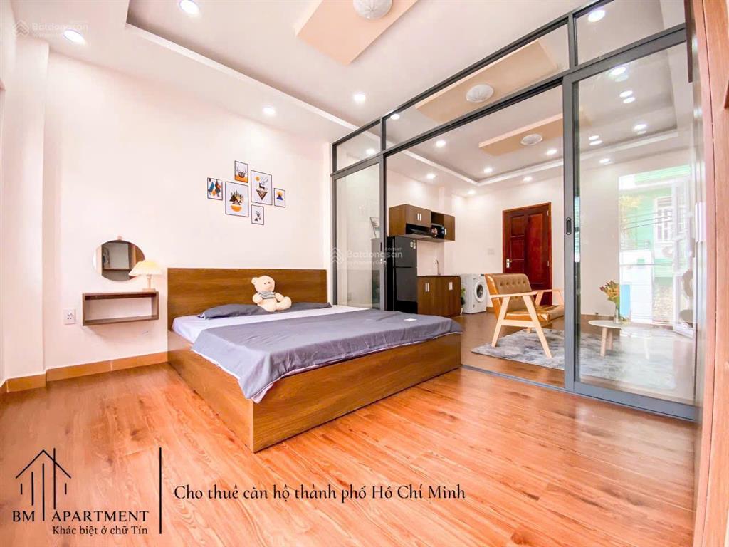 Phòng 50m² full nội thất, ban công, trương công định, tân bình