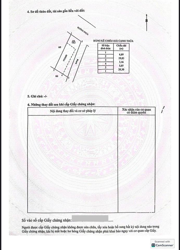 Lô góc 2 mặt tiền đường cần bán gấp giá tham khảo tốt trong khu vực