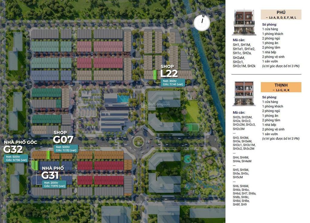Cần bán nhà phố góc 2 mặt tiền đường tại spring ville gamuda nhơn trạch