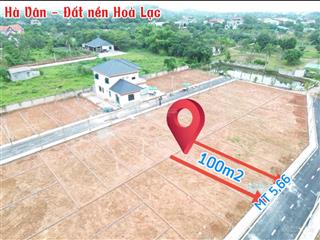 Hot  bán gấp lô đất siêu đẹp tại ngã tư lục quân  giá mềm  dt 100m2 full thổ cư, pháp lý rõ ràng