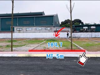 Hot  bán gấp lô đất 2 mặt tiền gần trường đhqg  dt 104,7 full thổ cư, sẵn