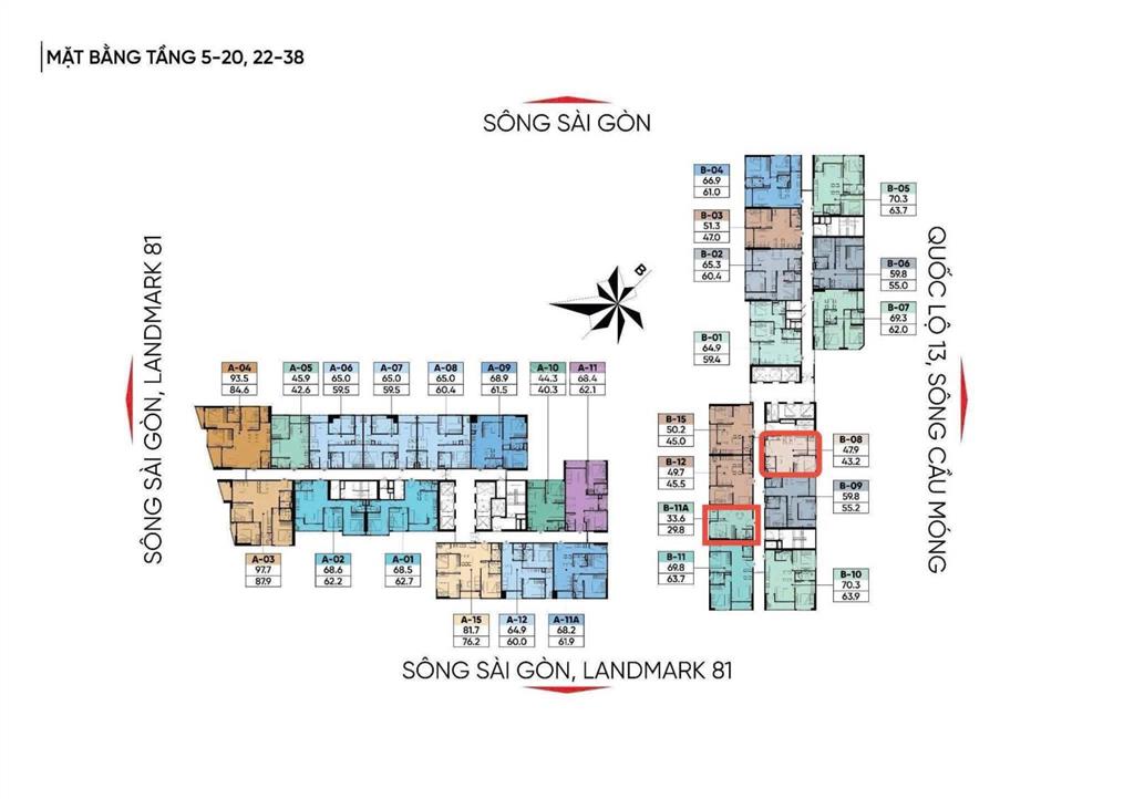 Căn hộ cao cấp view trực diện sông sài gòn