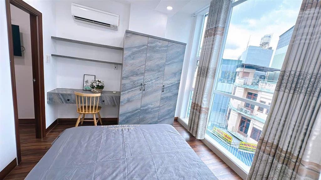 Cho thuê căn hộ 1 phòng ngủ tách bếp siêu rộng đường nhật tảo full nội thất có thang máy