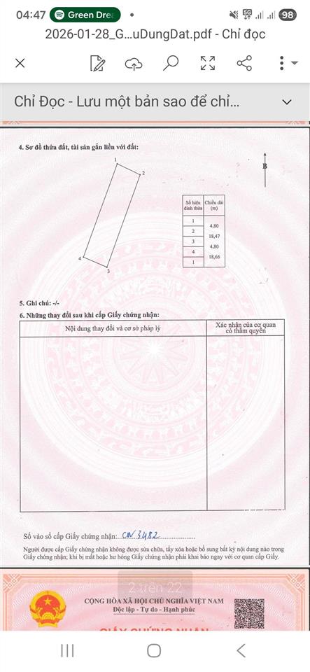 Chính chủ cần tiền bán gấp 90m2 đất phật tích, bắc ninh