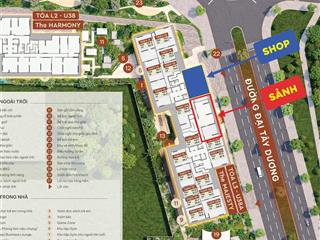 Hàng hiếm  căn shop góc ngay mặt sảnh sở hũu 2 mt với mức giá 200tr/m2  0968 838 ***