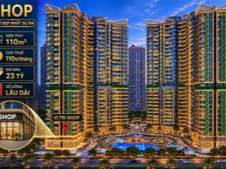 Căn shop góc hiếm  lumiere evergreen 109m²  cho thuê 110tr/tháng  sổ lâu dài