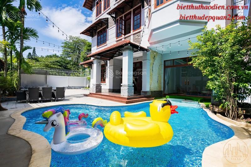 Bán biệt thự 2 mặt tiền đường an phú, an khánh khuôn viên 611m2