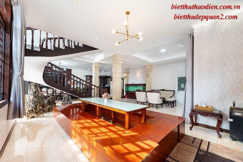 Bán biệt thự 2 mặt tiền đường an phú, an khánh khuôn viên 611m2