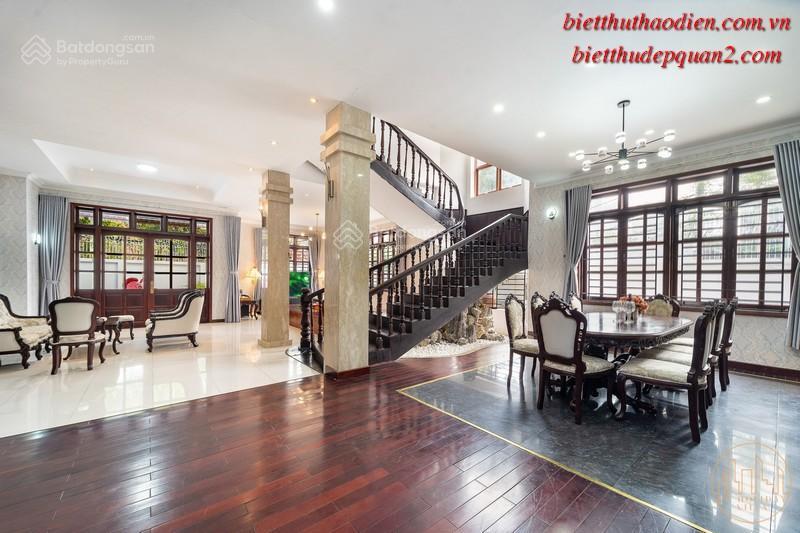 Bán biệt thự 2 mặt tiền đường an phú, an khánh khuôn viên 611m2