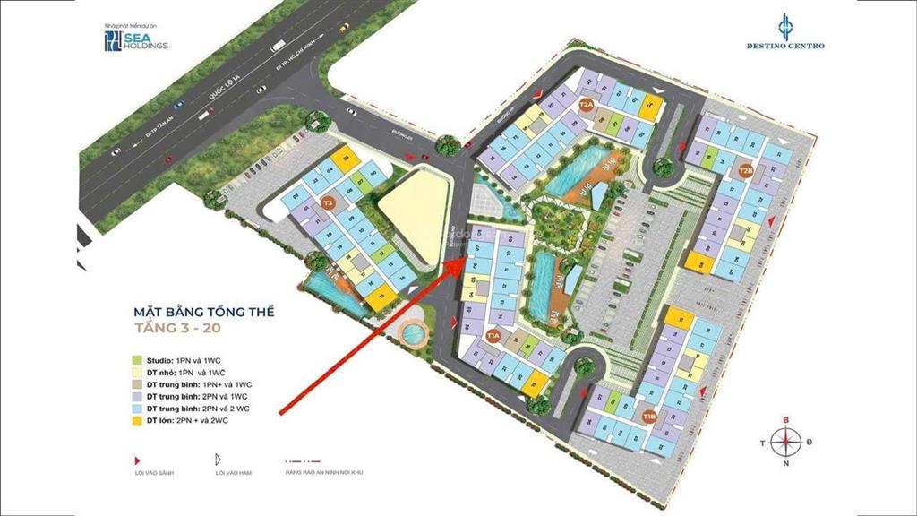 Căn 56,15m2 view landmart 81  2 phòng ngủ 2 wc ngay chợ bình chánh quốc lộ 1a