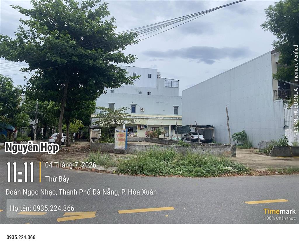 Săn đất đẹp giá tốt khu vực gần aeon hòa xuân, đà nẵng