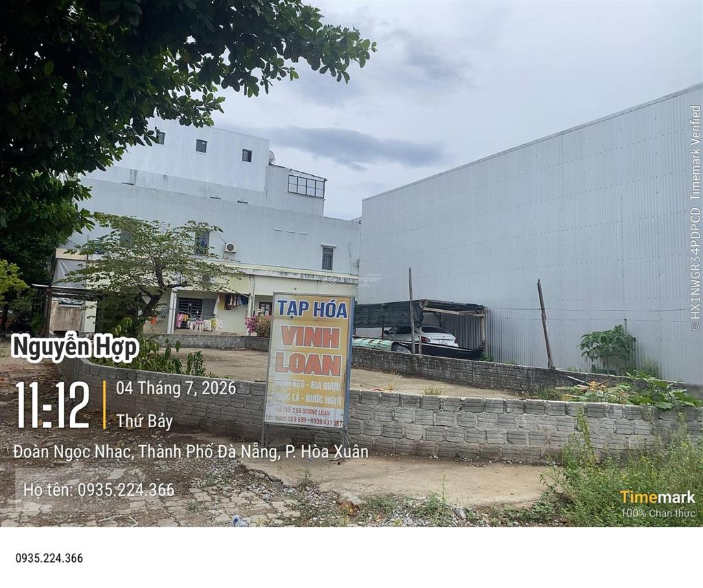 Săn đất đẹp giá tốt khu vực gần aeon hòa xuân, đà nẵng