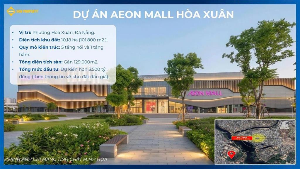 Săn đất đẹp giá tốt khu vực gần aeon hòa xuân, đà nẵng