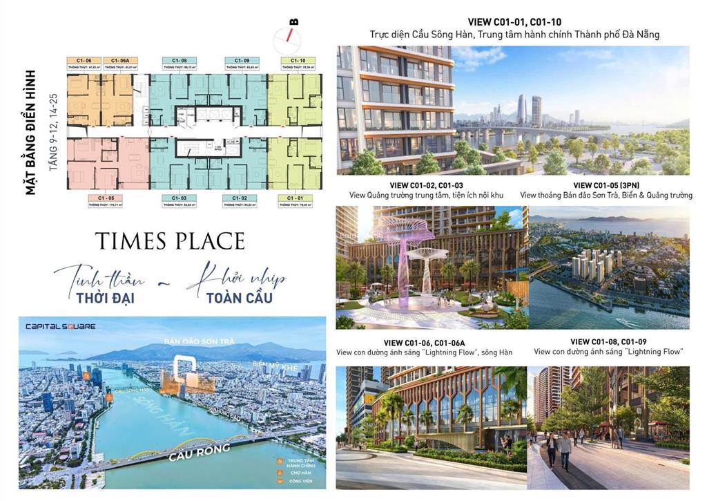 Sở hữu 1pn view trực diện sông hàn tại capital square chỉ 3,9 tỷ