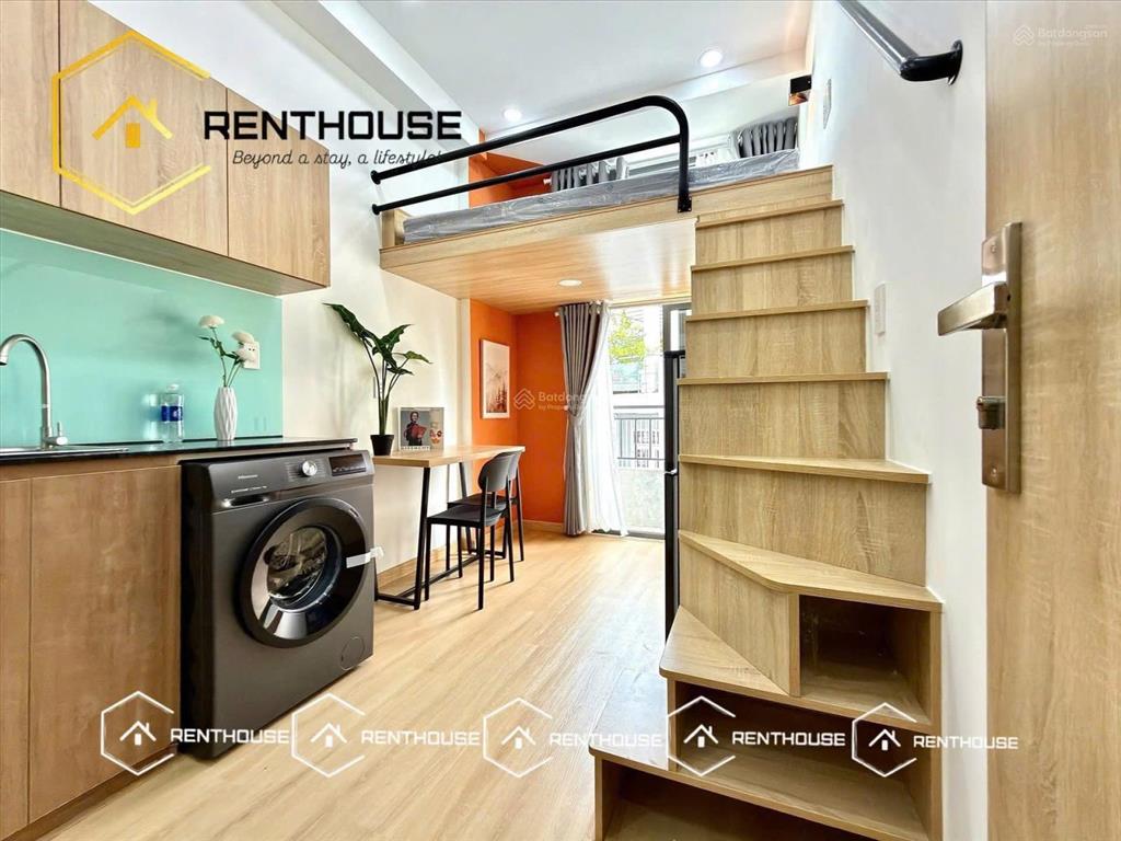 Căn hộ cao cấp mới xây 100%  máy giặt riêng  ngay công viên làng hoa